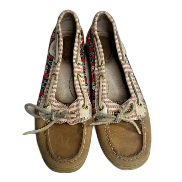 Sperry Top Sider Angelfish Liberty‎ Floral Loafers Size 8.5 - Picture 1 of 10